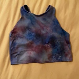 Athleta Tie dye crop top